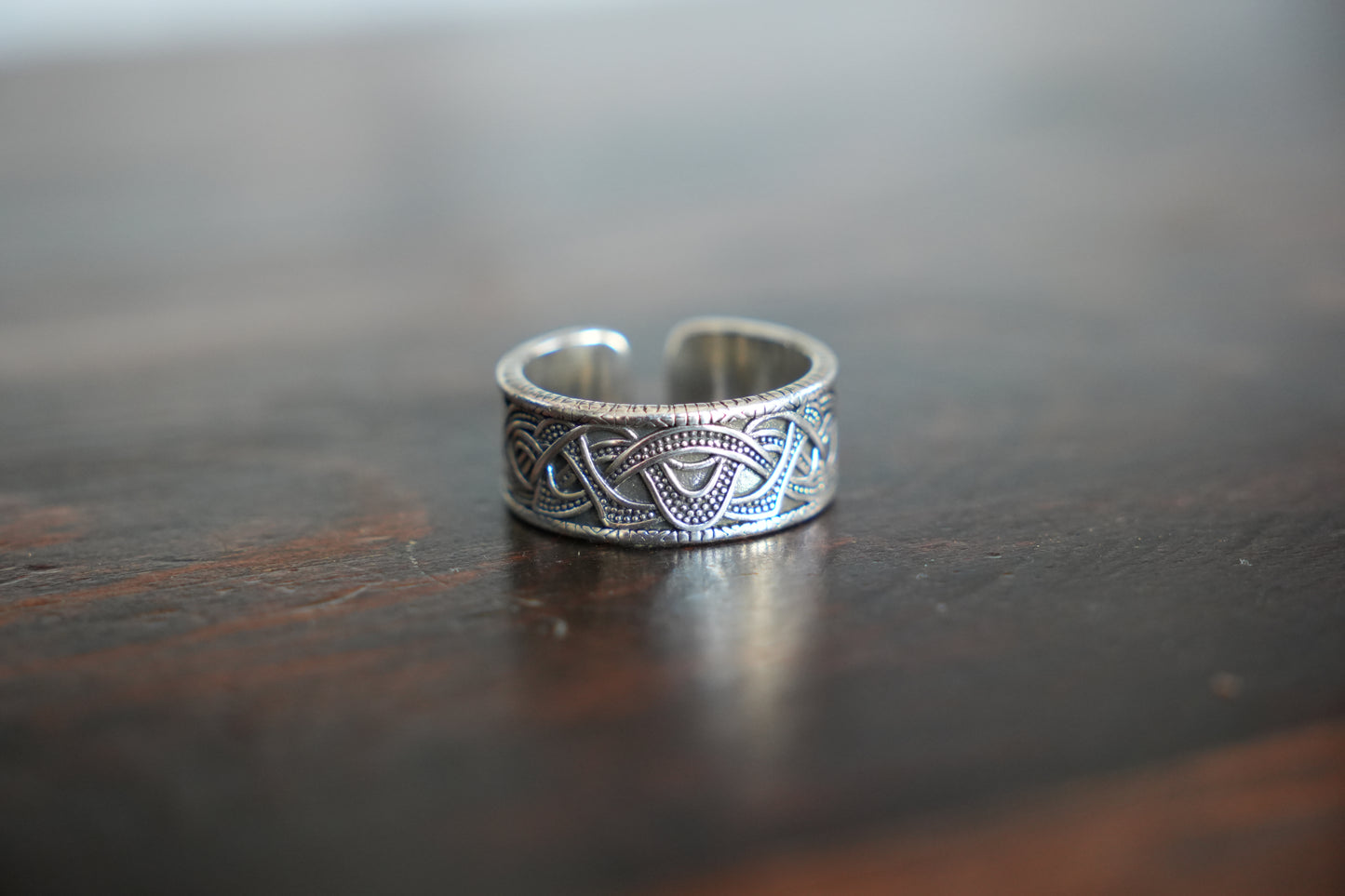 Speckled Braid Ring