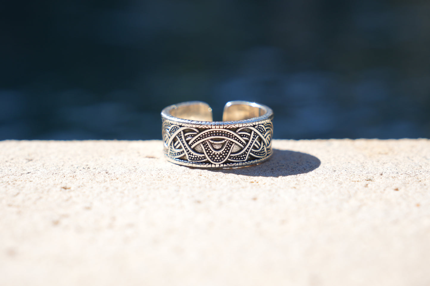 Speckled Braid Ring